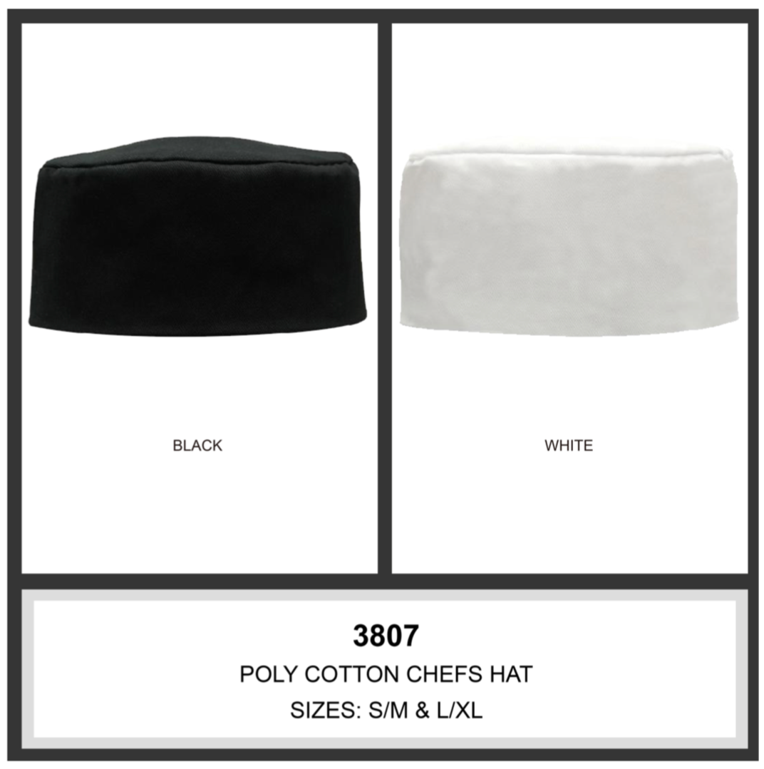 Poly Cotton Chefs Hat - HW3807