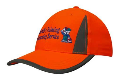 Luminescent Safety Cap with Reflective Inserts and Trim-HW3029